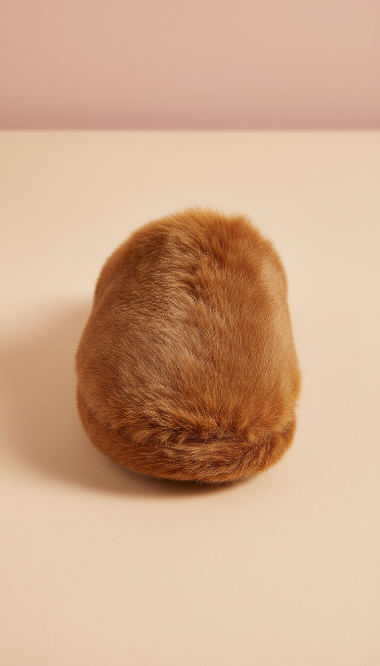 Plush Slip-On with Faux Fur