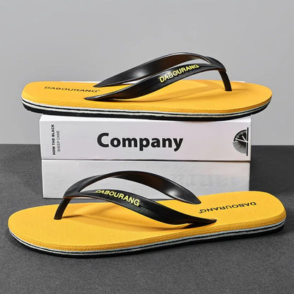 Men's Beach Flip Flops Outdoor Non-slip Sandals