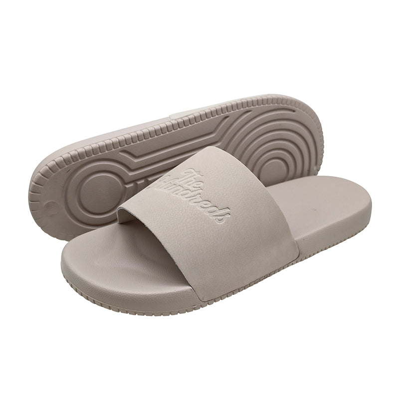 Classic Men‘s Slide Sandals - Durable PU Strap, Cushioned EVA Footbed