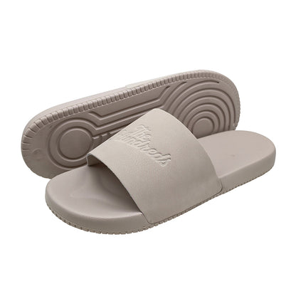 Classic Men‘s Slide Sandals - Durable PU Strap, Cushioned EVA Footbed