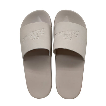 Classic Men‘s Slide Sandals - Durable PU Strap, Cushioned EVA Footbed