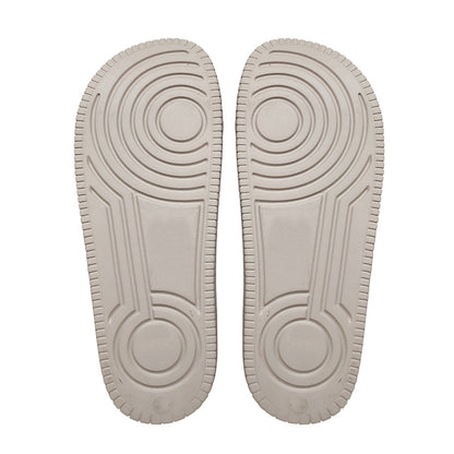 Classic Men‘s Slide Sandals - Durable PU Strap, Cushioned EVA Footbed