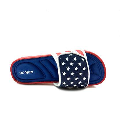 2026 Memory Foam Men Slippers Adjustable