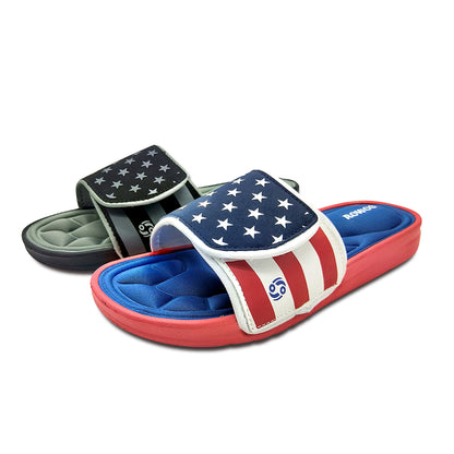 2026 Memory Foam Men Slippers Adjustable