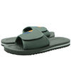 Men Slide Sandals Gray Velcro