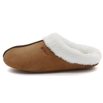 Men's & Women's 2022 Winter Slippers Memory Foam Suede House Sandals