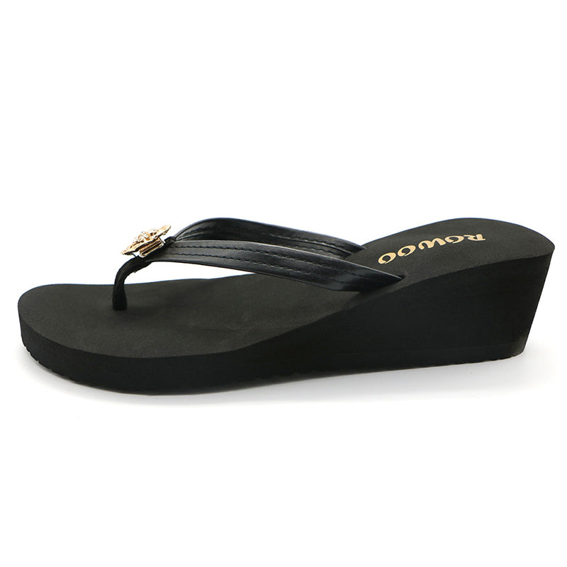 Women's Platform Wedge Summers Sandals Ladies Flip Flops