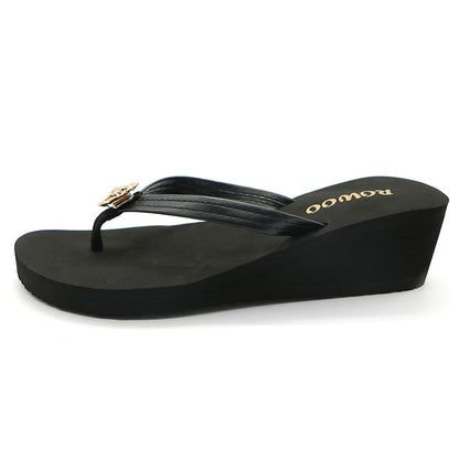 Women's Platform Wedge Summers Sandals Ladies Flip Flops
