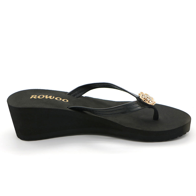 Women's Platform Wedge Summers Sandals Ladies Flip Flops