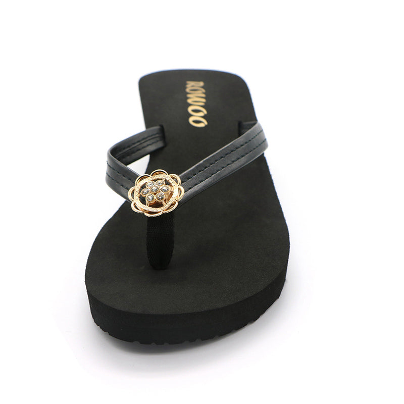 Women's Platform Wedge Summers Sandals Ladies Flip Flops