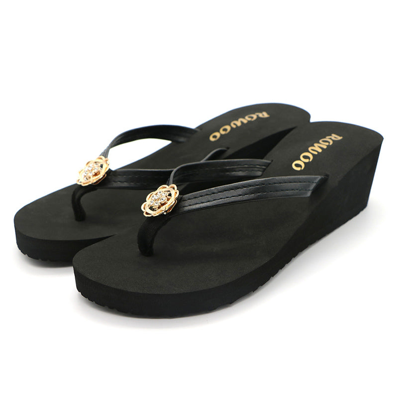Women's Platform Wedge Summers Sandals Ladies Flip Flops