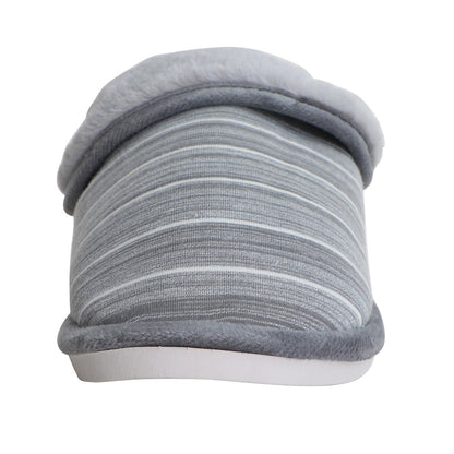 Women's/Men's Cotton Slippers Stripe Fluffy Anti-slip Sandals