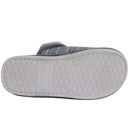 Women's/Men's Cotton Slippers Stripe Fluffy Anti-slip Sandals