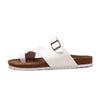 Men Women Cork Toe Ring Sandals