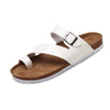 Men Women Cork Toe Ring Sandals