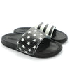 Men Slide Sandals Striped Star