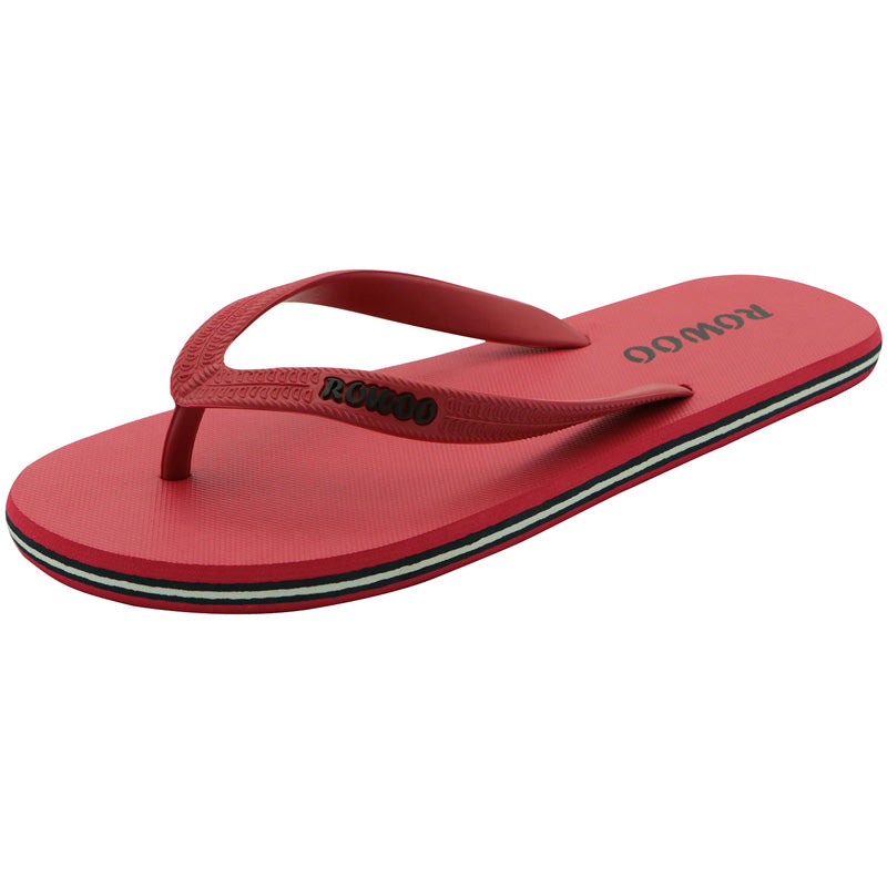 Men s Beach Flip Flops Outdoor Non slip Sandals 2024 New rowoo